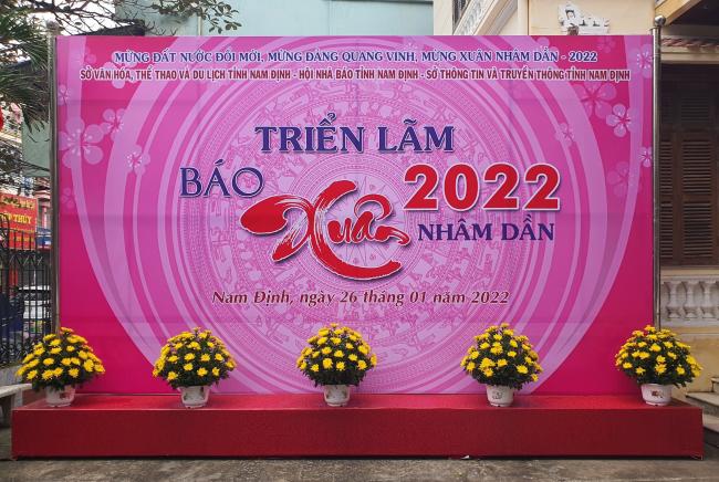 Trưng bày, triển lãm báo xuân Nhâm Dần 2022 tại Thư viện tỉnh Nam Định
